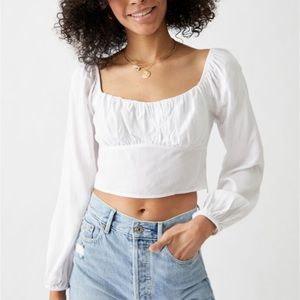 Shirred Bodice Top from Pacsun